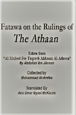 Fatawa on the Rulings of the Adhaan pdf