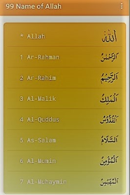 99 NAMES OF ALLAH EXPLAINED