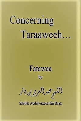 Concerning Taraaweeh Fatawa pdf download