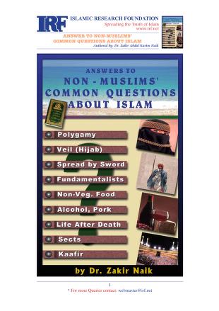 Answers To Non Muslims Common Questions About Islam. Pdf Download