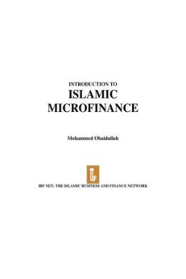 INTRODUCTION TO ISLAMIC MICROFINANCE pdf download