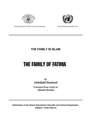 THE FAMILY OF FATIMA pdf download