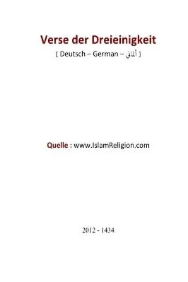 ألماني - مناقشة أدلة النصارى في عقيدة التثليث - Verse der Dreieinigkeit.pdf - 2.34 - 21