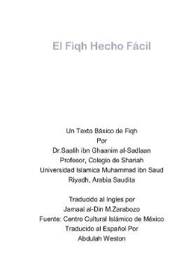 إسباني  رسالة في الفقه الميسر  El Fiqh hecho Fácil.pdf - 0.67 - 93