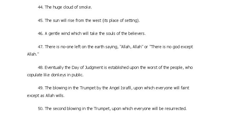 50 Signs of the Day of Judgment From the Words of Allah and His Messenger  sallallahu `alaihi wa sallam-52531.pdf, 5- pages 