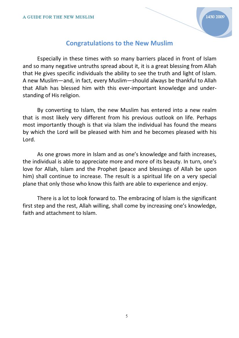A guide for the new Muslim pdf