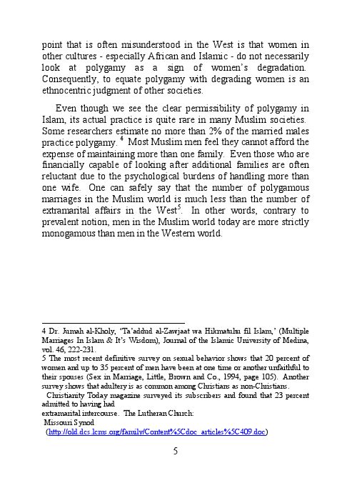 An Introduction to Polygamy in Islam-430787.pdf, 5- pages 