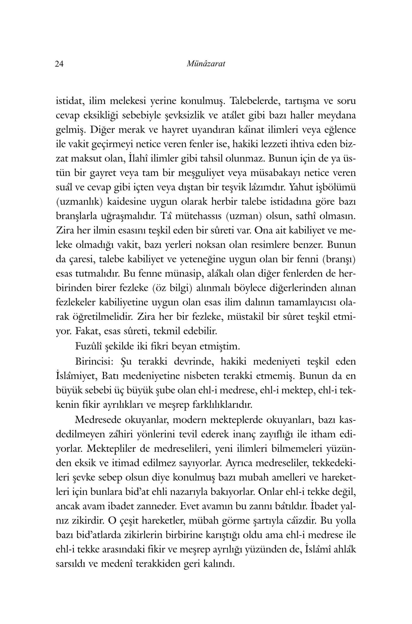 B Said Nursi - Abdullah Aymaz - Münazarat Uzerine - SahdamarY.pdf, 142-Sayfa 