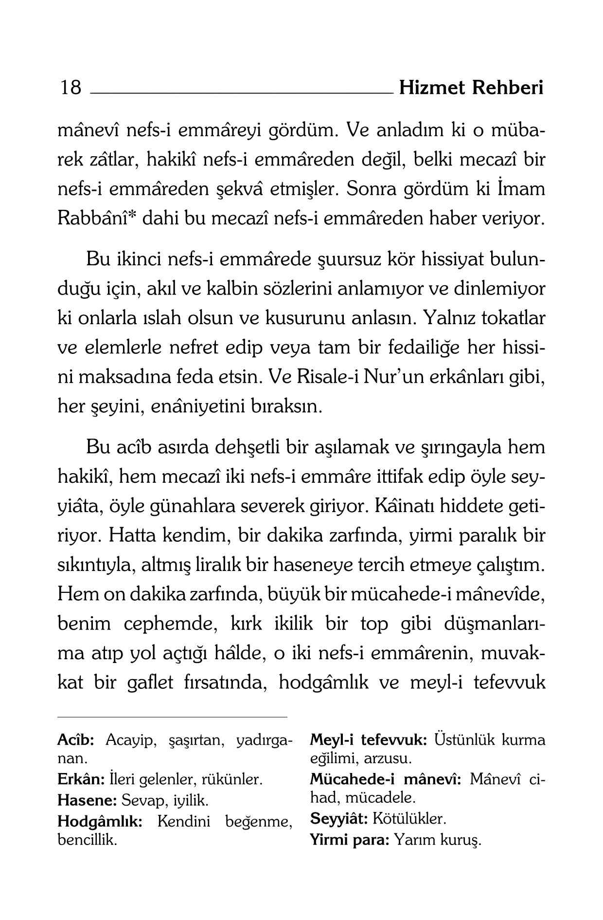 B Said Nursi - Hizmet Rehberi (Kelime Aciklamali) - SahdamarY.pdf, 368-Sayfa 
