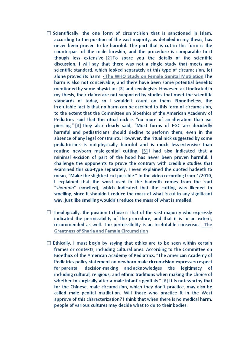 Clarification of My Position on Female Circumcision-405889.pdf, 6- pages 
