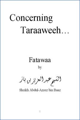 Concerning Taraaweeh - 0.53 - 51