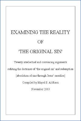 EXAMINING THE REALITY OF 'THE ORIGINAL SIN' - 0.34 - 38