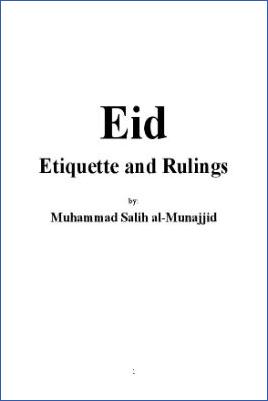 Eid Etiquette and Rulings - 0.25 - 31