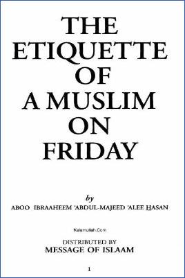Etiquettes of a Muslim on Friday-322101 - 19.24 - 76