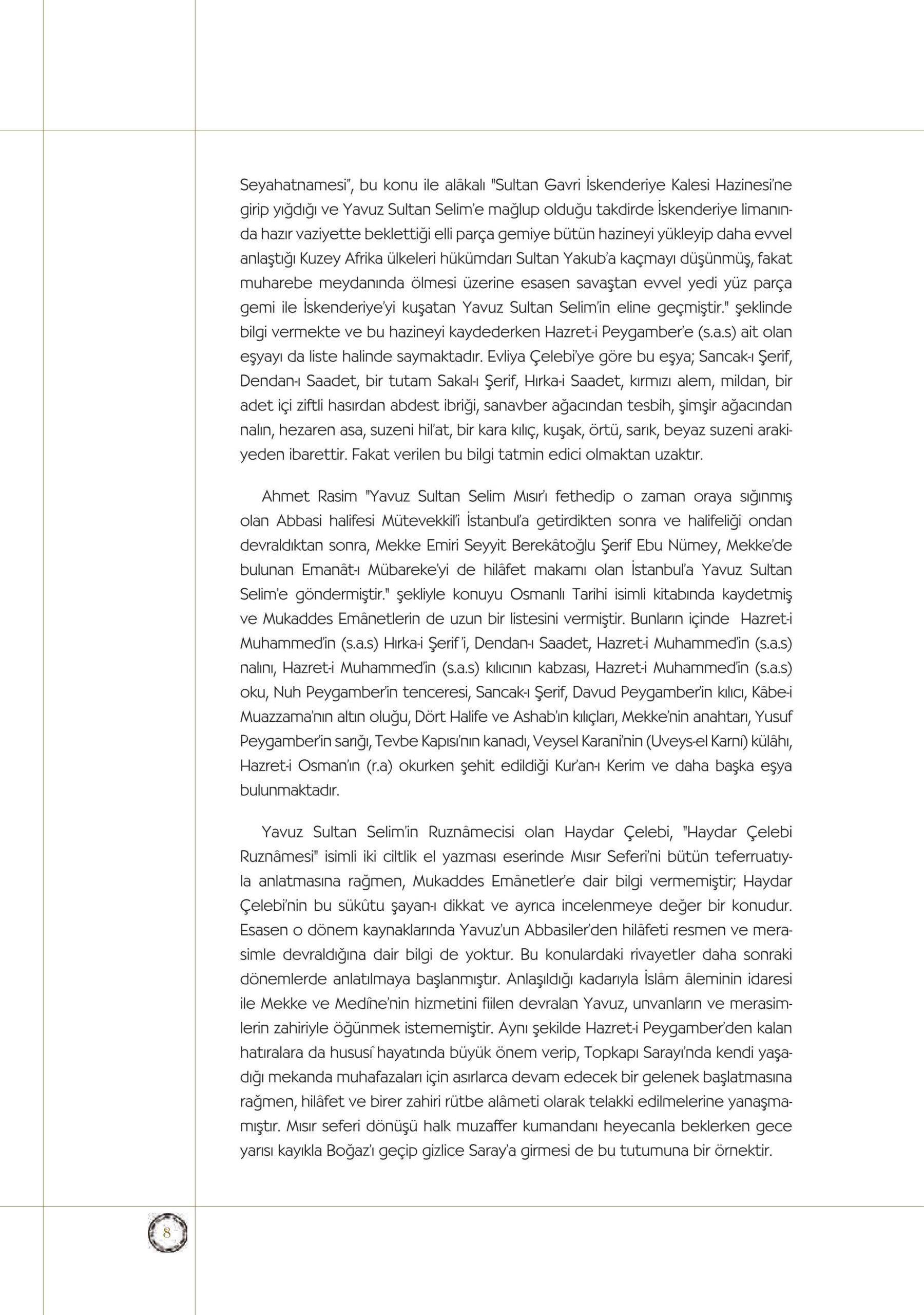 Gezi Rehberi - Hirka-i Saadet Dairesi ve Mukaddes Emanetler OPT - KaynakYayinlari.pdf, 385-Sayfa 