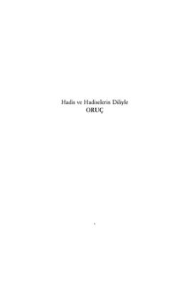 İBADET SERİSİ 2 HADİS VE HADİSLERİN DİLİYLE ORUC.pdf - 3.35 - 121