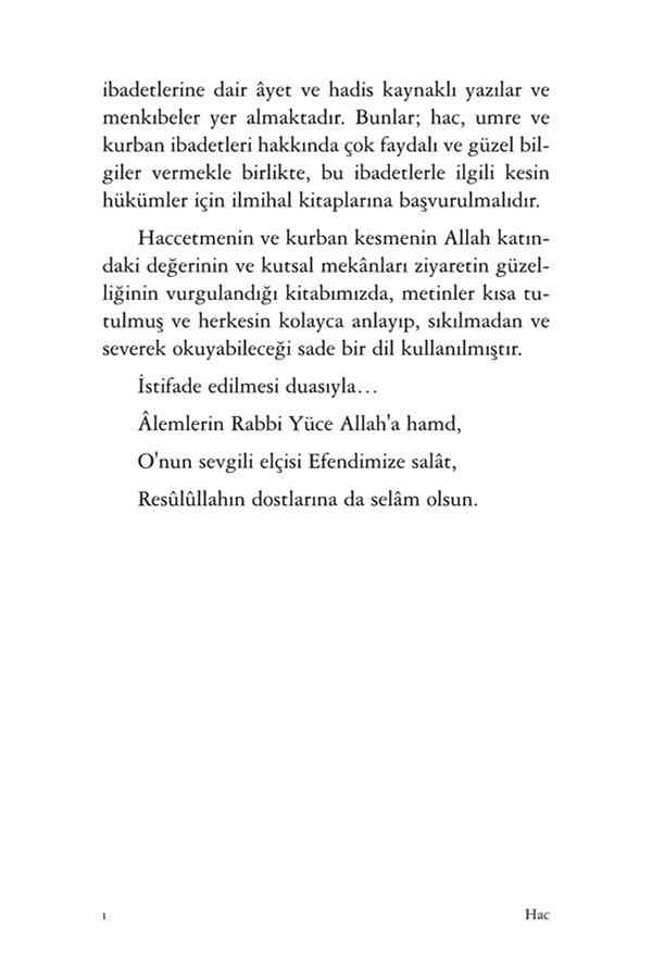 İBADET SERİSİ 4 HADİS VE HADİSLERİN DİLİYLE HACC.pdf, 128