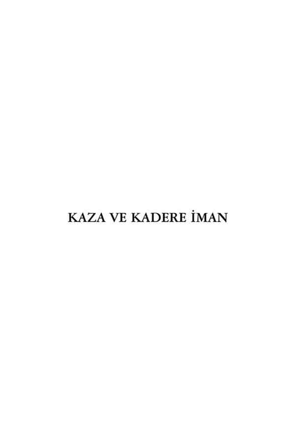 İMAN SERİSİ 6 KAZA VE KADERE İNANIYORUM.pdf, 91