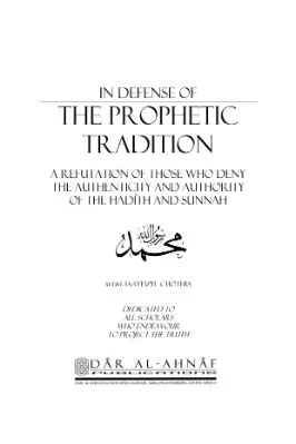 In Defents of Prophet Tradition.pdf
