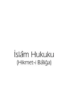 Ismail Koksal - Islam Hukuku (Islam Fikhi - Muamelat) - IsikAkademiY.pdf - 2.81 - 616