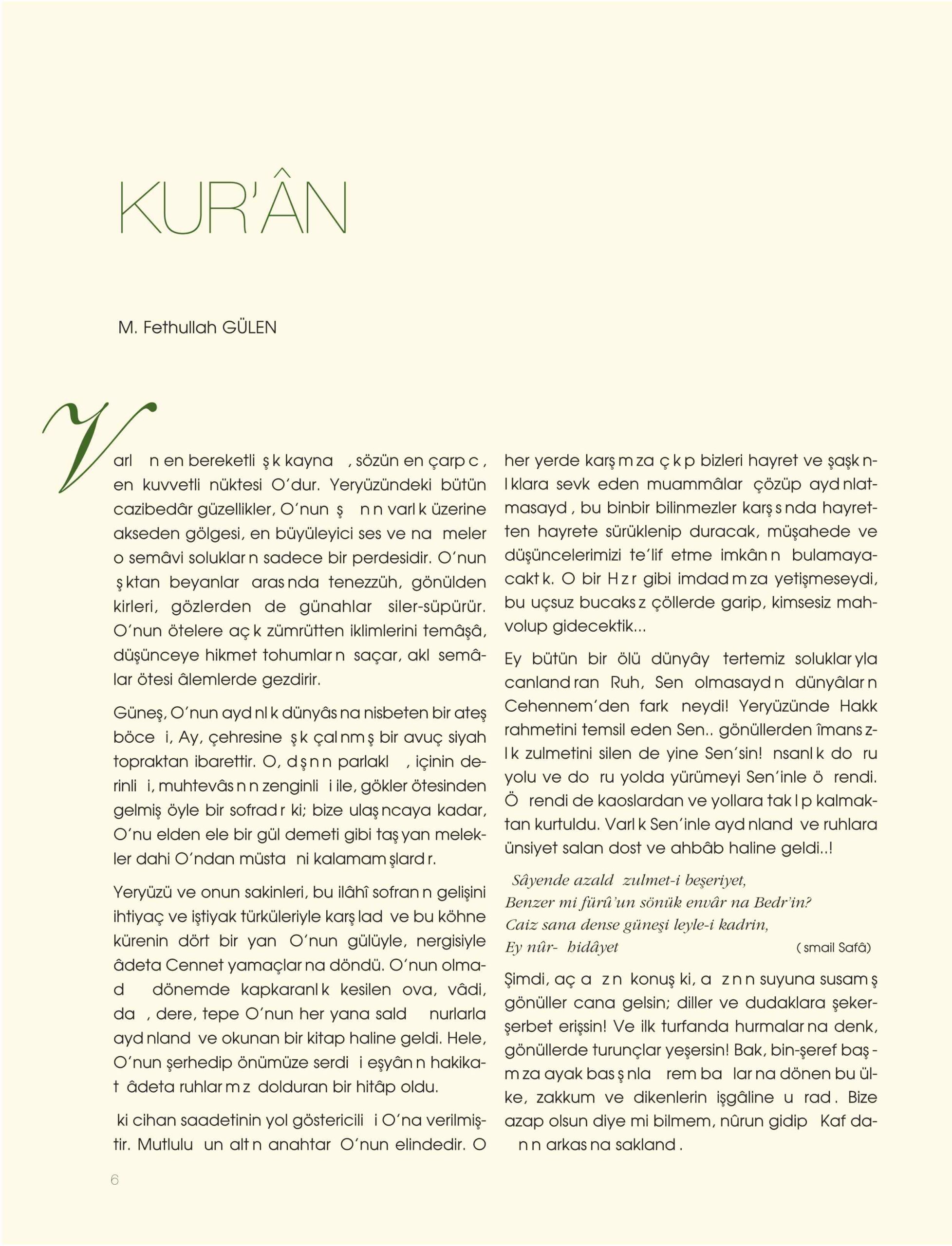 Kuran Dergisi 2005 - Gönüllerimizde Billurlaşan Nur - RehberYayinlari.pdf, 65-Sayfa 