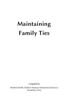 Maintaining Family Ties pdf