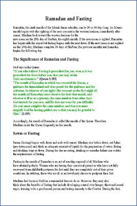 Ramadan and Fasting - 0.13 - 4
