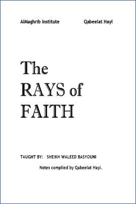 Rays of Faith: Fundamentals of Faith Notes - 1.25 - 188