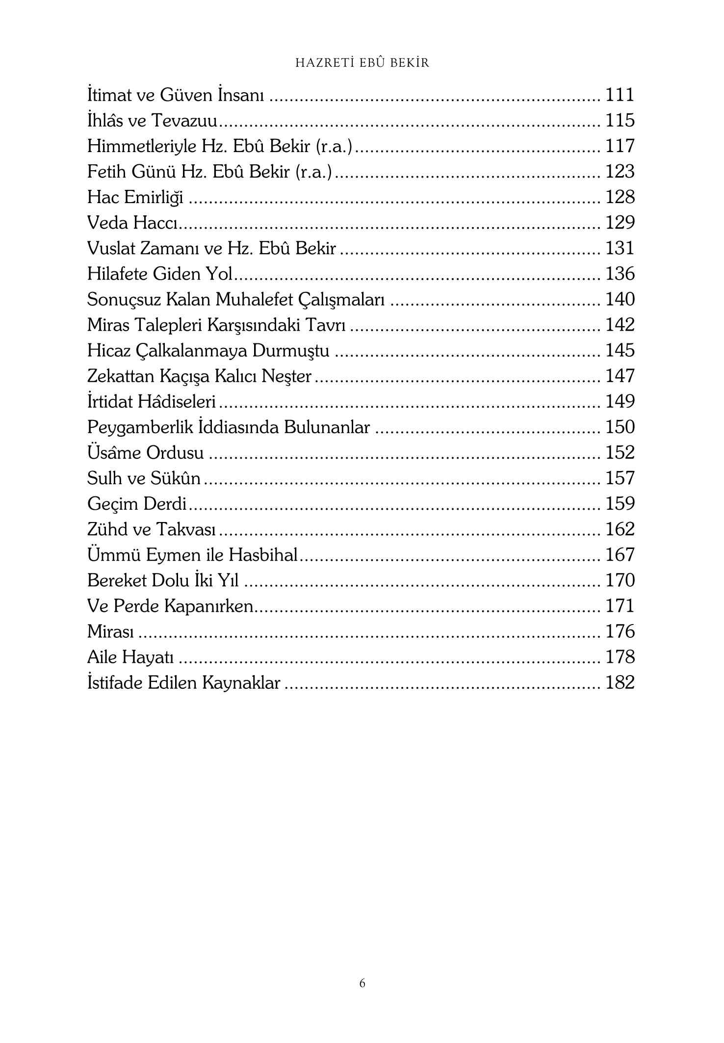 Sahabe Efendilerimiz - Bekir Burak - Hazreti Ebu Bekir - RehberYayinlari.pdf, 185-Sayfa 