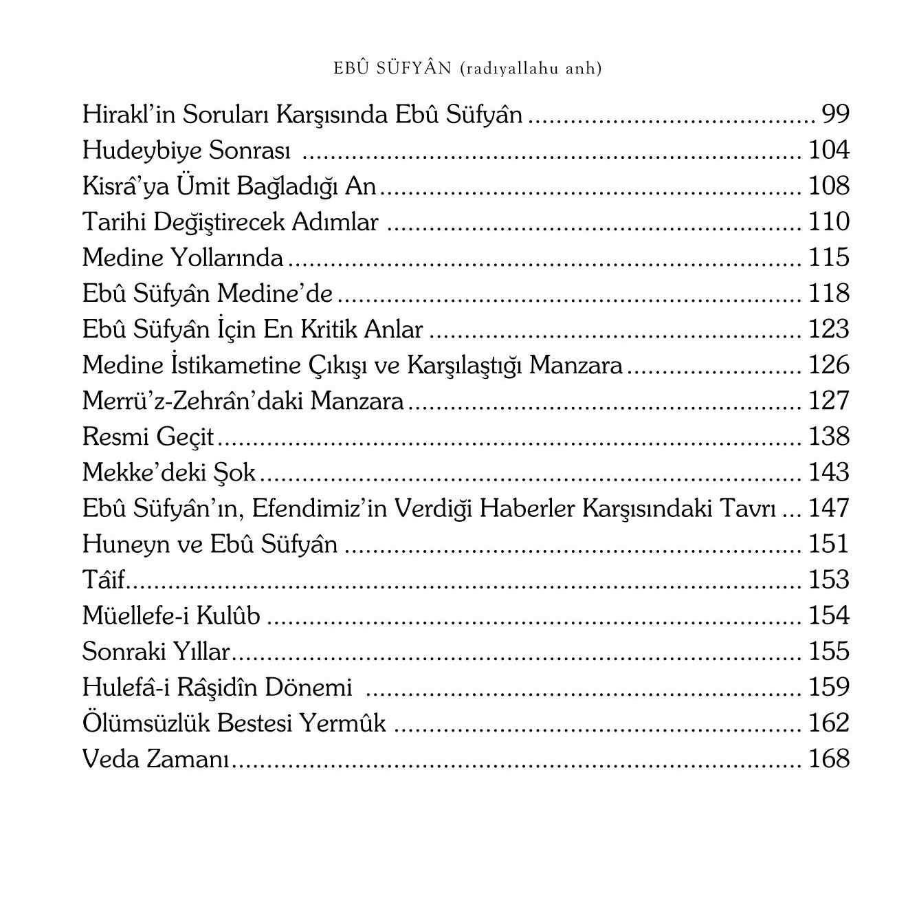 Sahabe Efendilerimiz - Umit Kesmez - Ebu Sufyan RA - RehberYayinlari.pdf, 169-Sayfa 