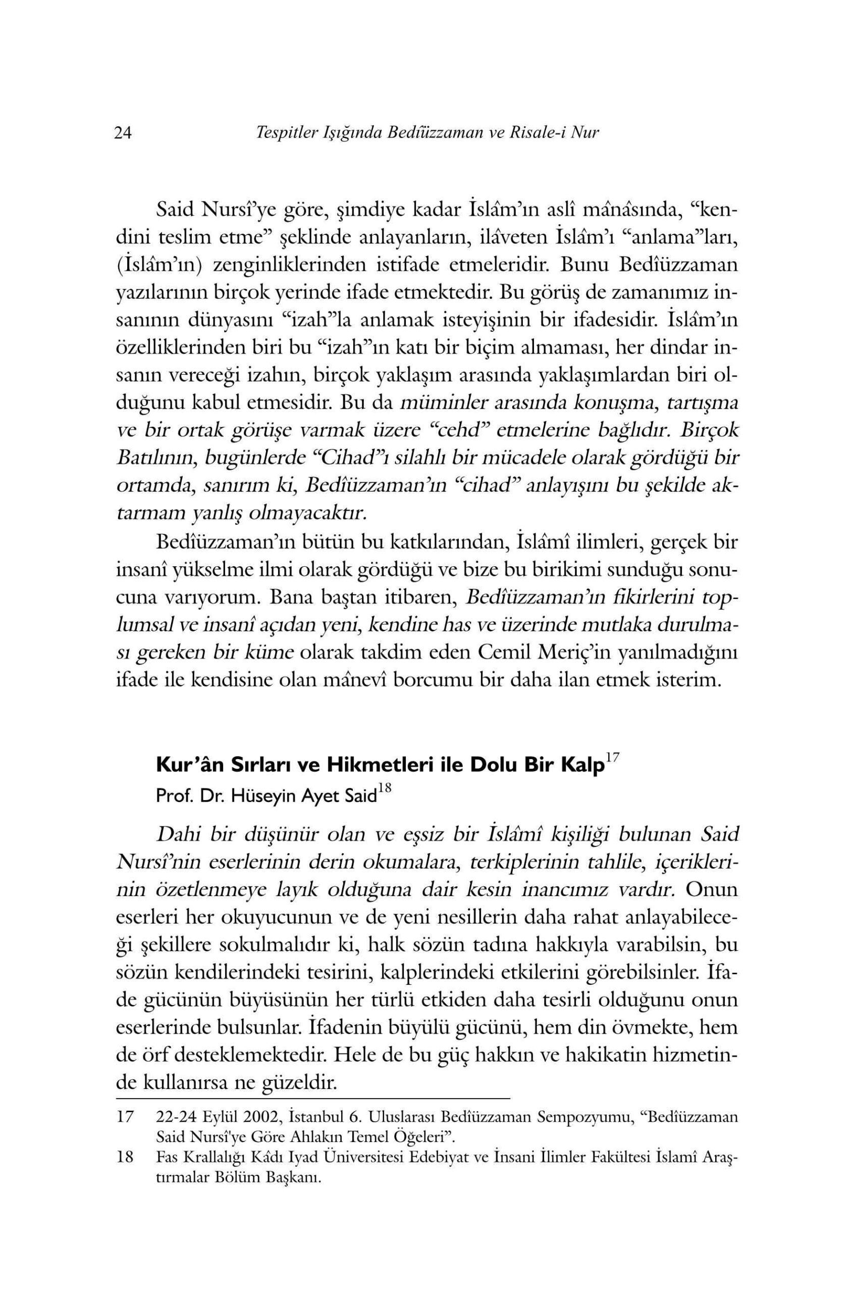 Seyit N Erkal - Talat Ordu - Tespitler Isiğinda Bediuzzaman ve Risale-i Nûr - SahdamarY.pdf, 208-Sayfa 