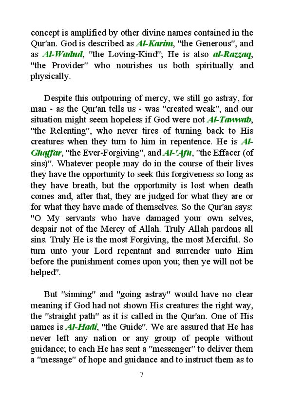 The Concept of God in Islam-415697.pdf, 12- pages 