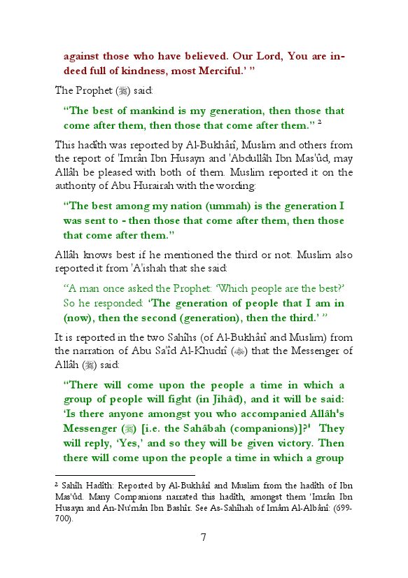 The Creed of Ahl-us-Sunnah wal-Jama’ah concerning the Sahabah-1309.pdf, 19- pages 