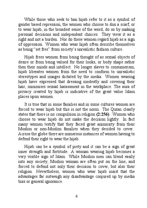 Why Muslim Women Wear the Veil-430905.pdf, 4- pages 