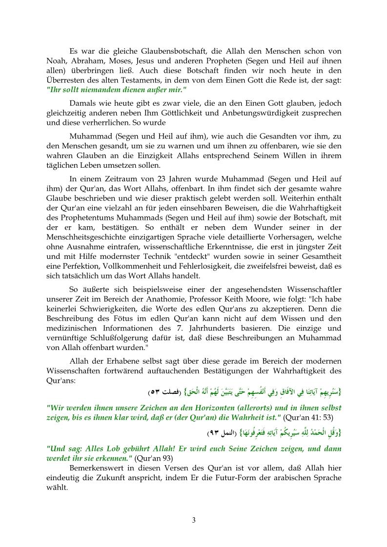ألماني - الإسلام رسالة رسول عصرنا - Islam, die Botschaft des Gesandten unserer Zeit.pdf, 4-Sayfa 