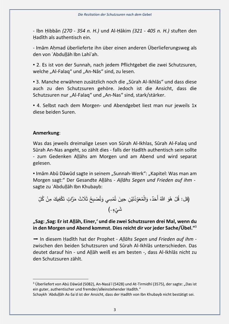 ألماني - قراءة المعوذتين بعد الصلاة - Die Rezitation der Schutzsuren nach dem Gebet.pdf, 4-Sayfa 