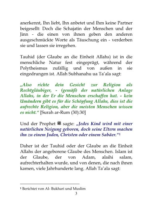 ألماني - كتاب التوحيد [صالح الفوزان] - Das Buch des Tauhid.pdf, 40-Sayfa 