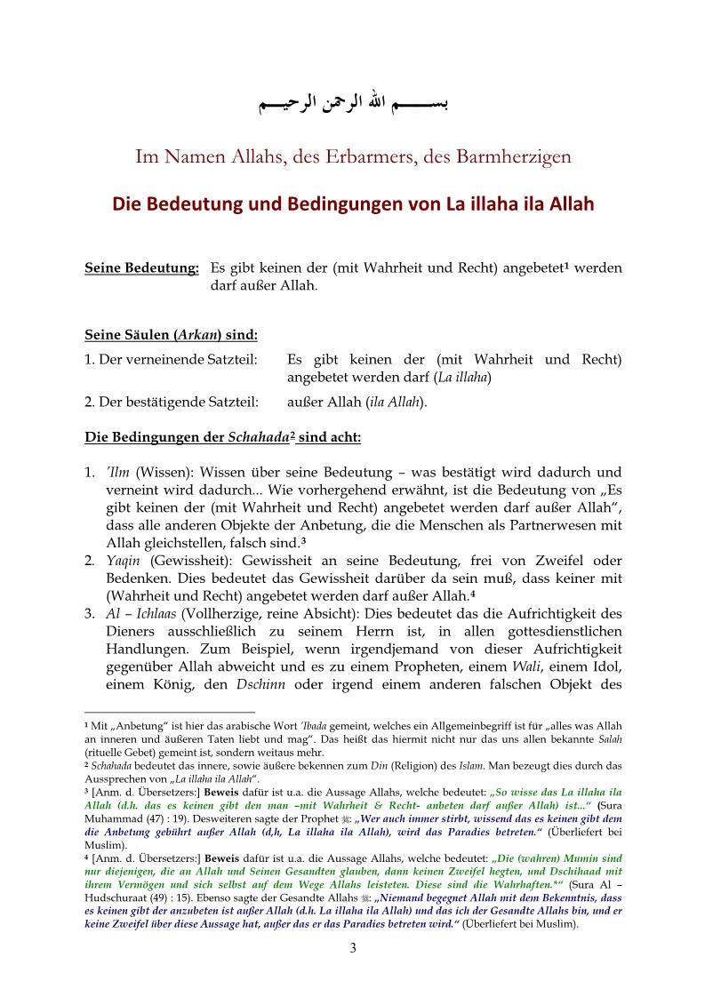 ألماني - لا إله إلا الله معناها وشروطها - Die Bedeutung und Bedingungen von La illaha ila Allah.pdf, 5-Sayfa 