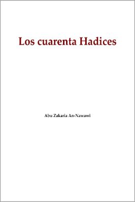 إسباني - الأربعون النووية - Los Cuarenta Hadices.pdf - 0.22 - 25