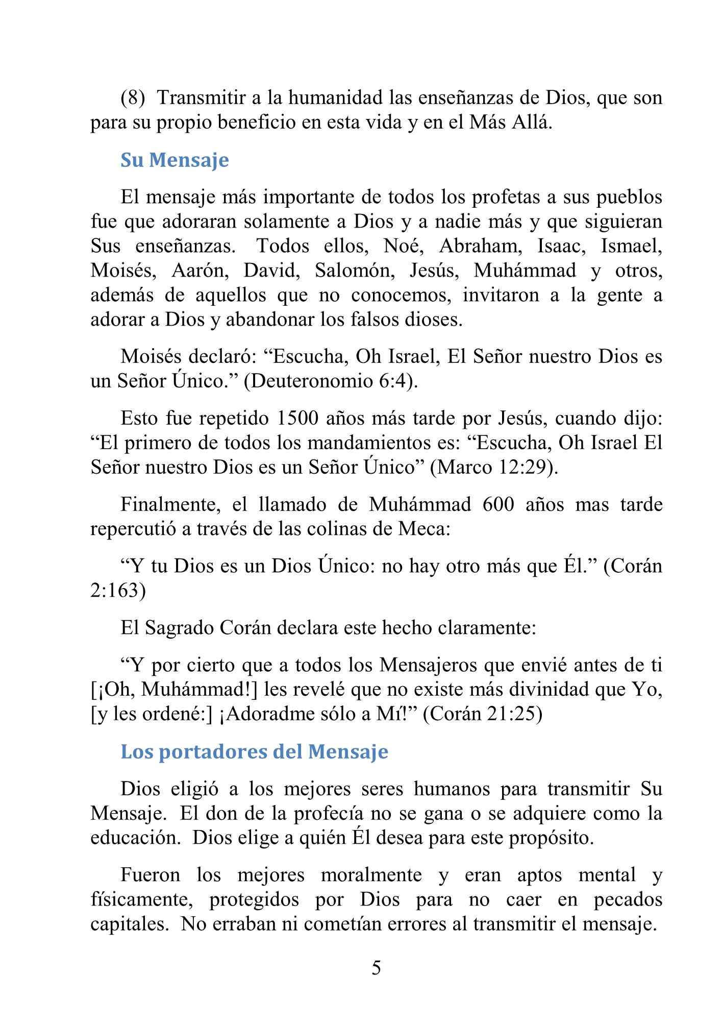 إسباني - الإيمان بالرسل - La Creencia en los Profetas.pdf, 6-Sayfa 