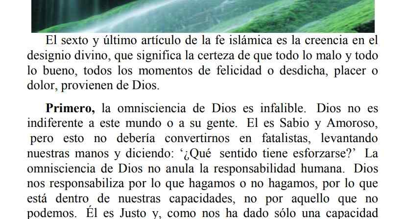 إسباني - الإيمان بالقضاء والقدر - La Creencia en el Designio Divino.pdf, 4-Sayfa 