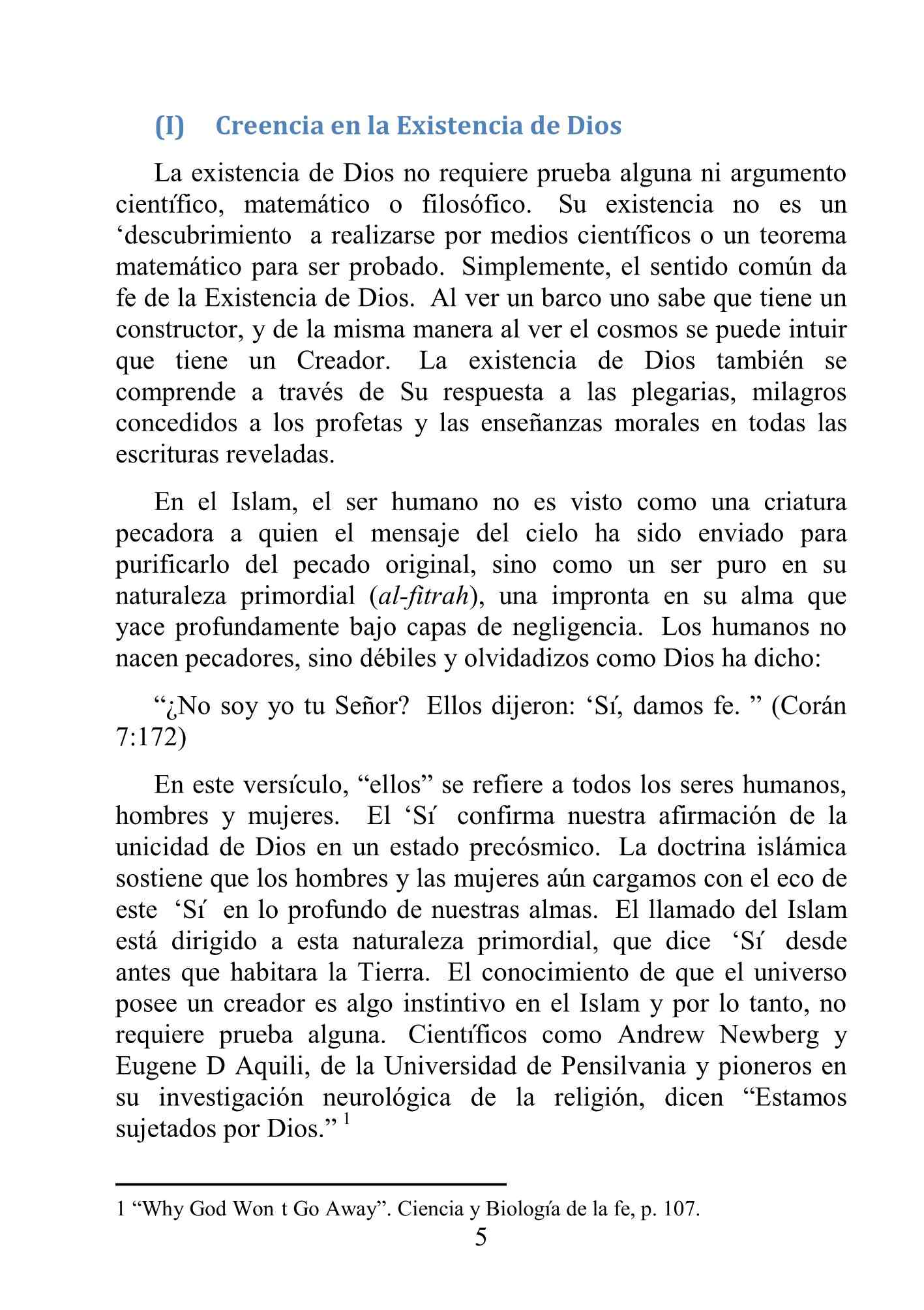 إسباني - الاعتقاد في الله - Creencia en Dios.pdf, 11-Sayfa 