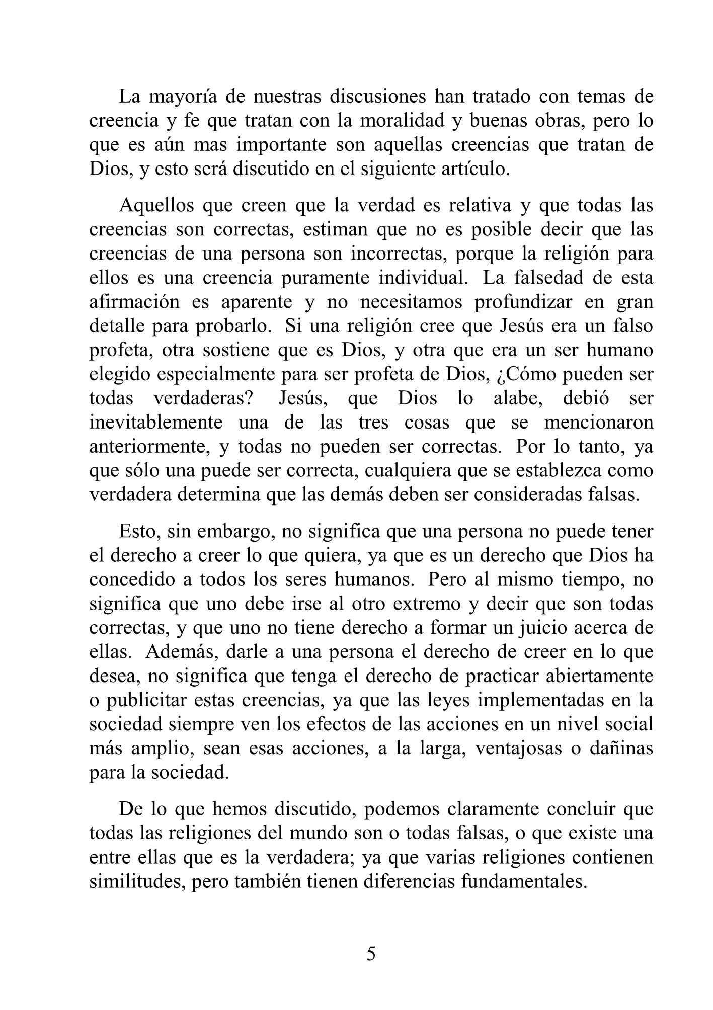 إسباني - الحقيقة واحدة - La Verdad es Única.pdf, 7-Sayfa 