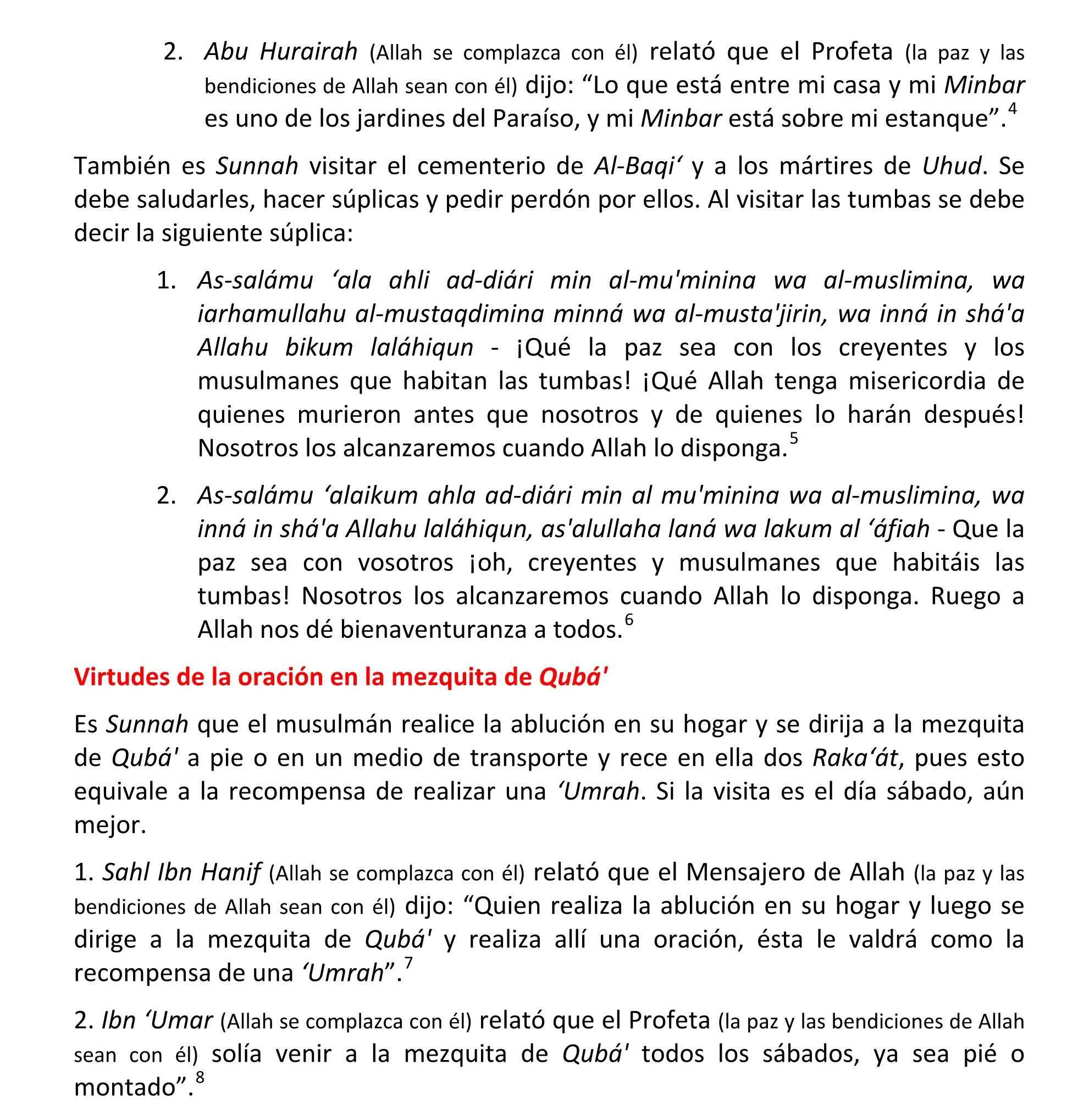 إسباني  زيارة المسجد النبوي  La visita a la mezquita del Profeta (Al Masyid An Nabawi).pdf, 3-Sayfa 