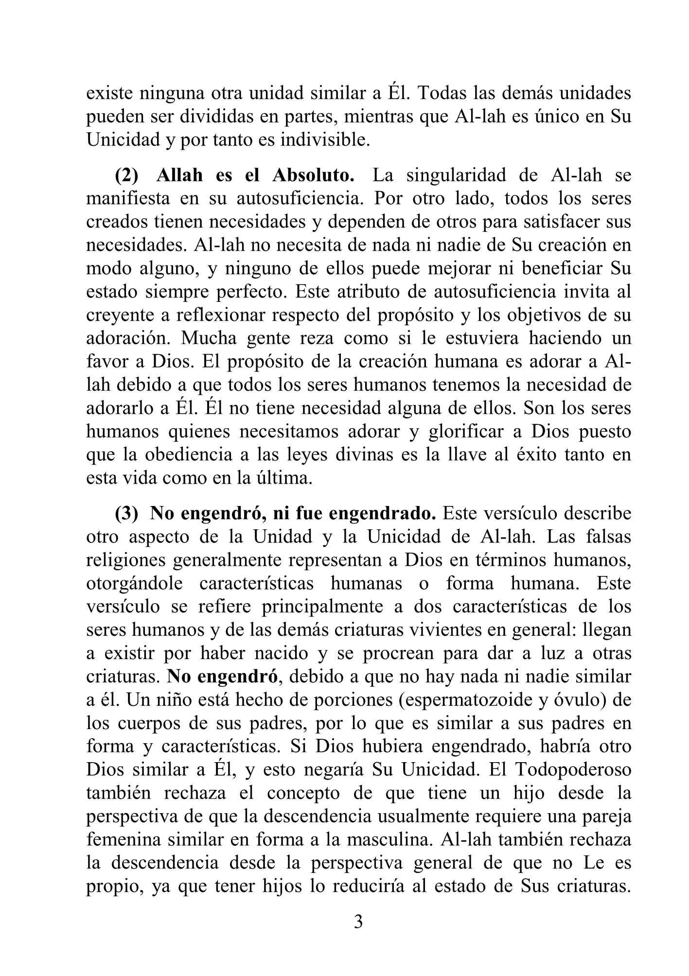 إسباني  سورة الإخلاص  Surat sinceridad.pdf, 6-Sayfa 