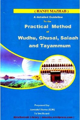 A detailed Guideline To the Practical Method Of Wudhu