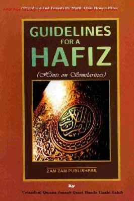 GUIDELINES FOR A HAFIZ - Hints for Similarities - 0.57 - 101